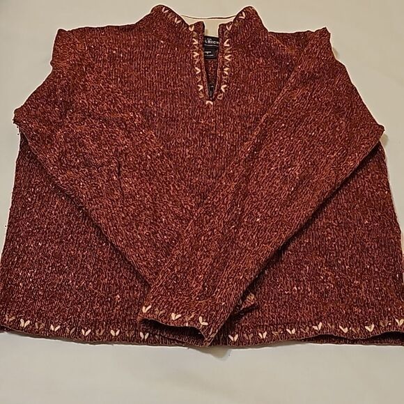- Woolrich Ruby Ramie 1/4 Zip multicolor  Pullover Sweater - Size S - Picture 7 of 9